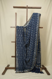 Indigo HBP Kota Doria Saree -SRIKDS278