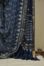 Indigo HBP Kota Doria Saree -SRIKDS278