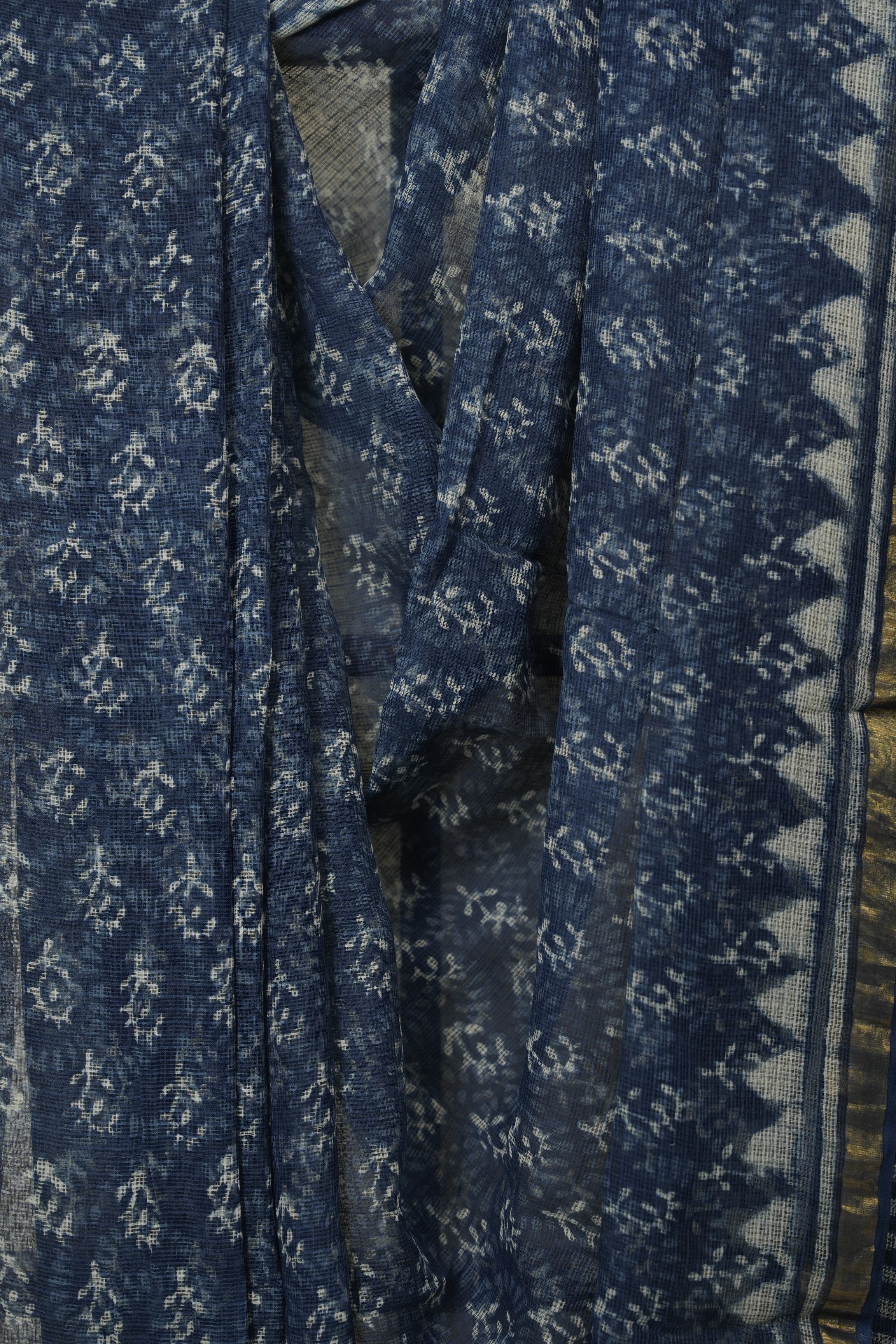 Indigo HBP Kota Doria Saree -SRIKDS278