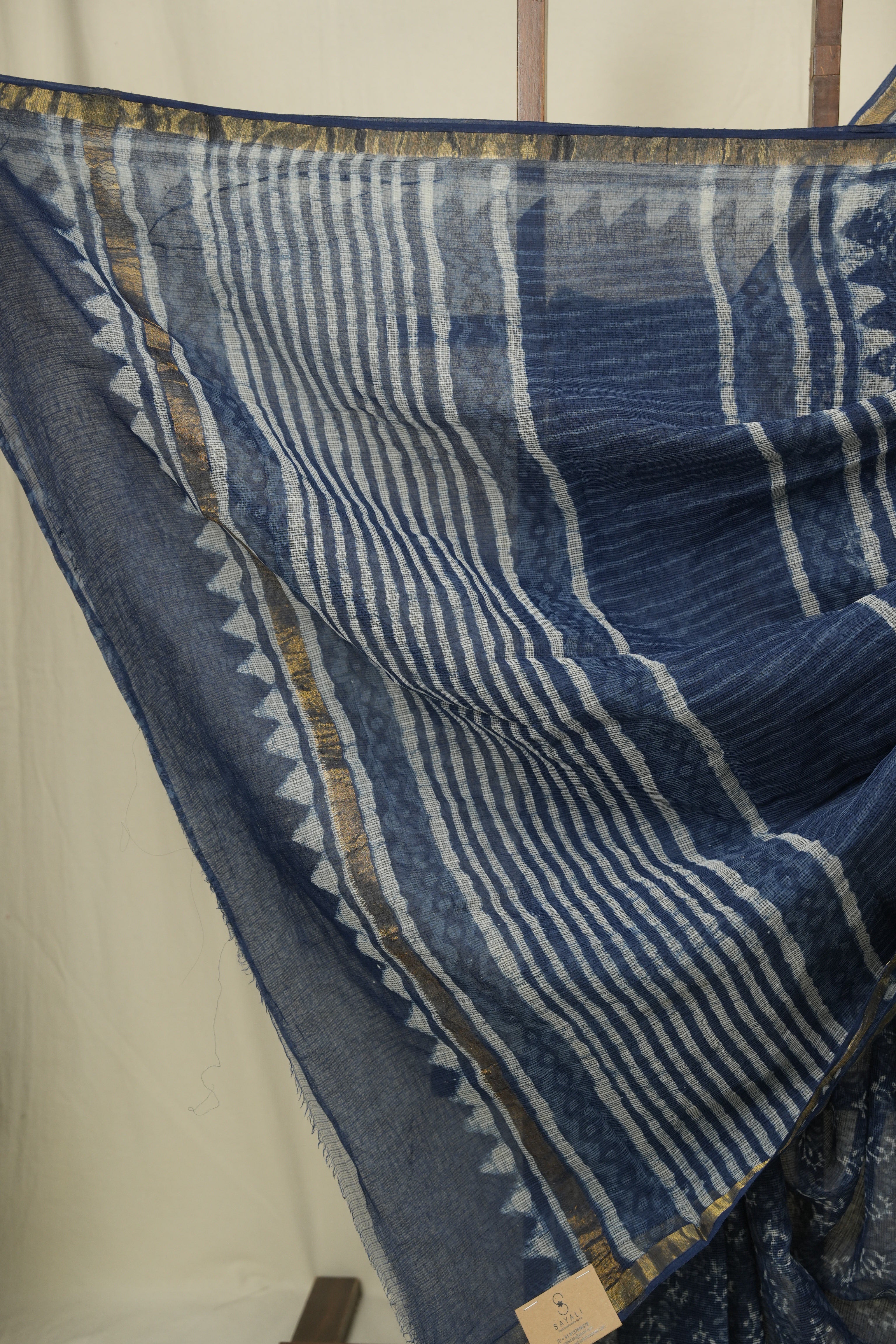 Indigo HBP Kota Doria Saree -SRIKDS278