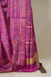 Pink Rajkot Patola Silk Saree - SRPRPSS528