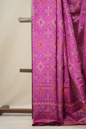 Pink Rajkot Patola Silk Saree - SRPRPSS528