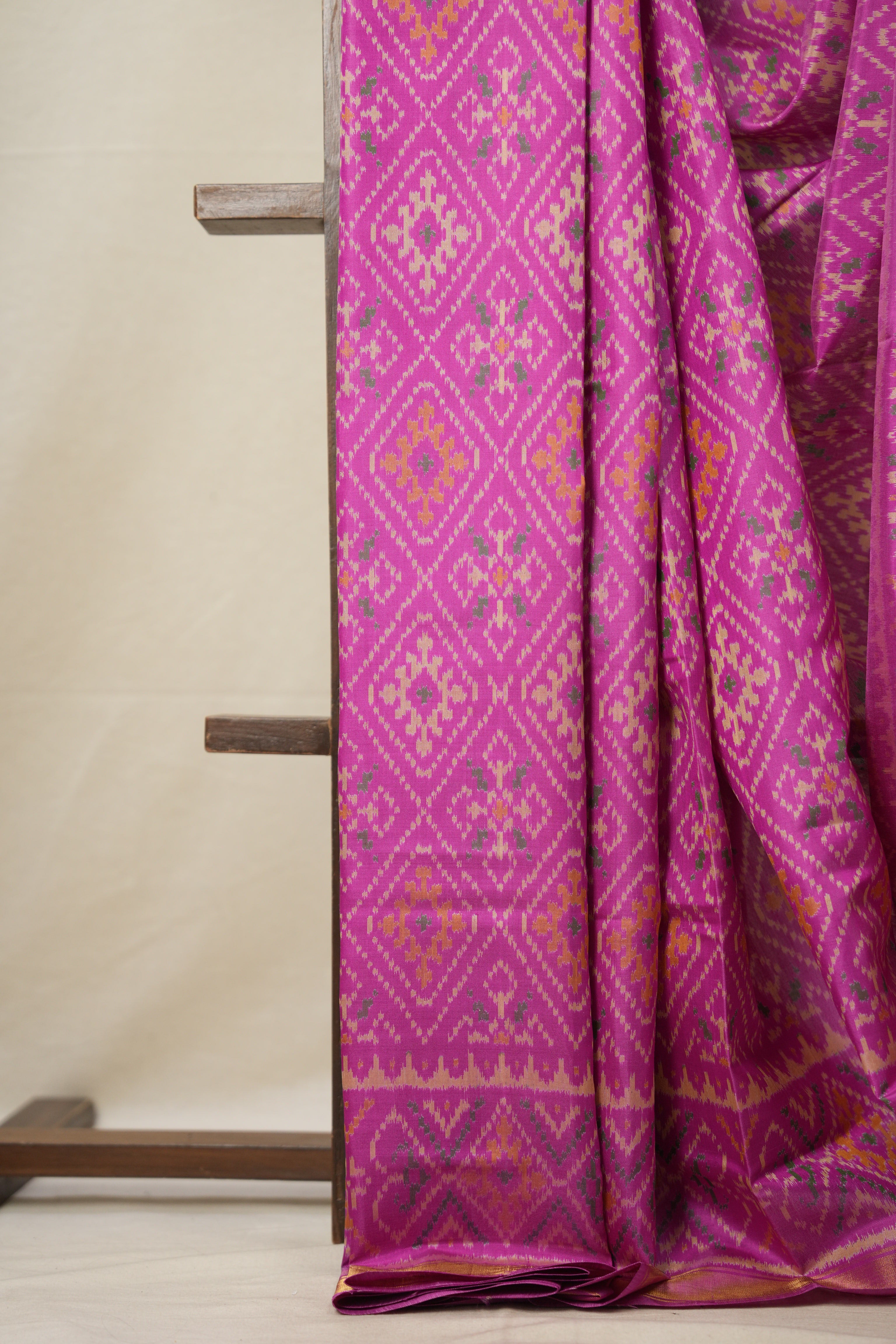 Pink Rajkot Patola Silk Saree - SRPRPSS528