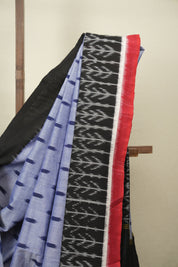 Blue Pochampalli Cotton Ikat Saree - SRBPCIS747