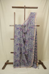 Lavender HBP Kota Doria Saree - SRLKDS288