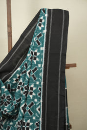 Green Pochampalli Cotton Ikat Saree - SRGPCIS758