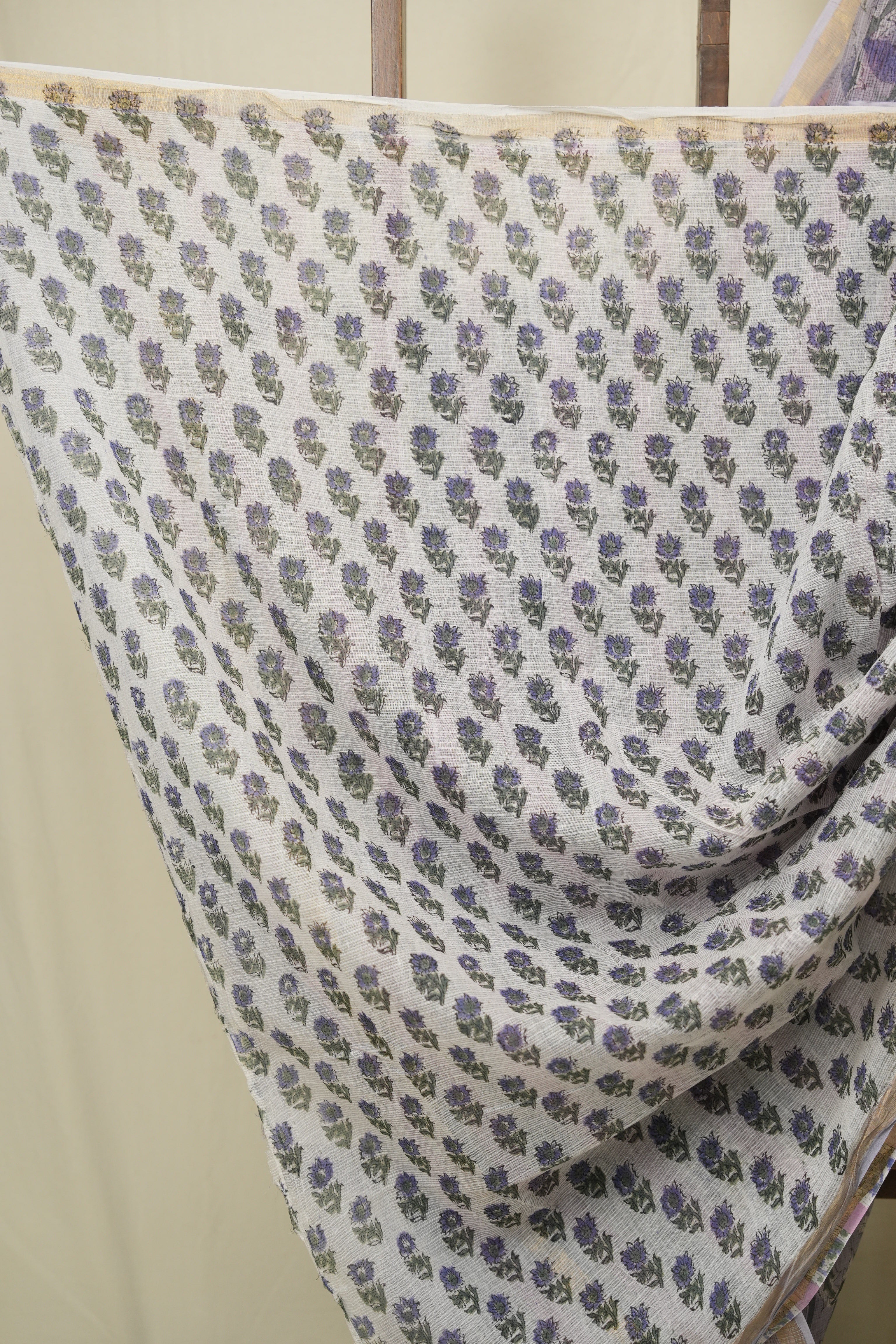 Lavender HBP Kota Doria Saree - SRLKDS288