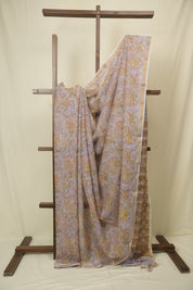 Lavender Kota Doria Saree - SRLKDS271
