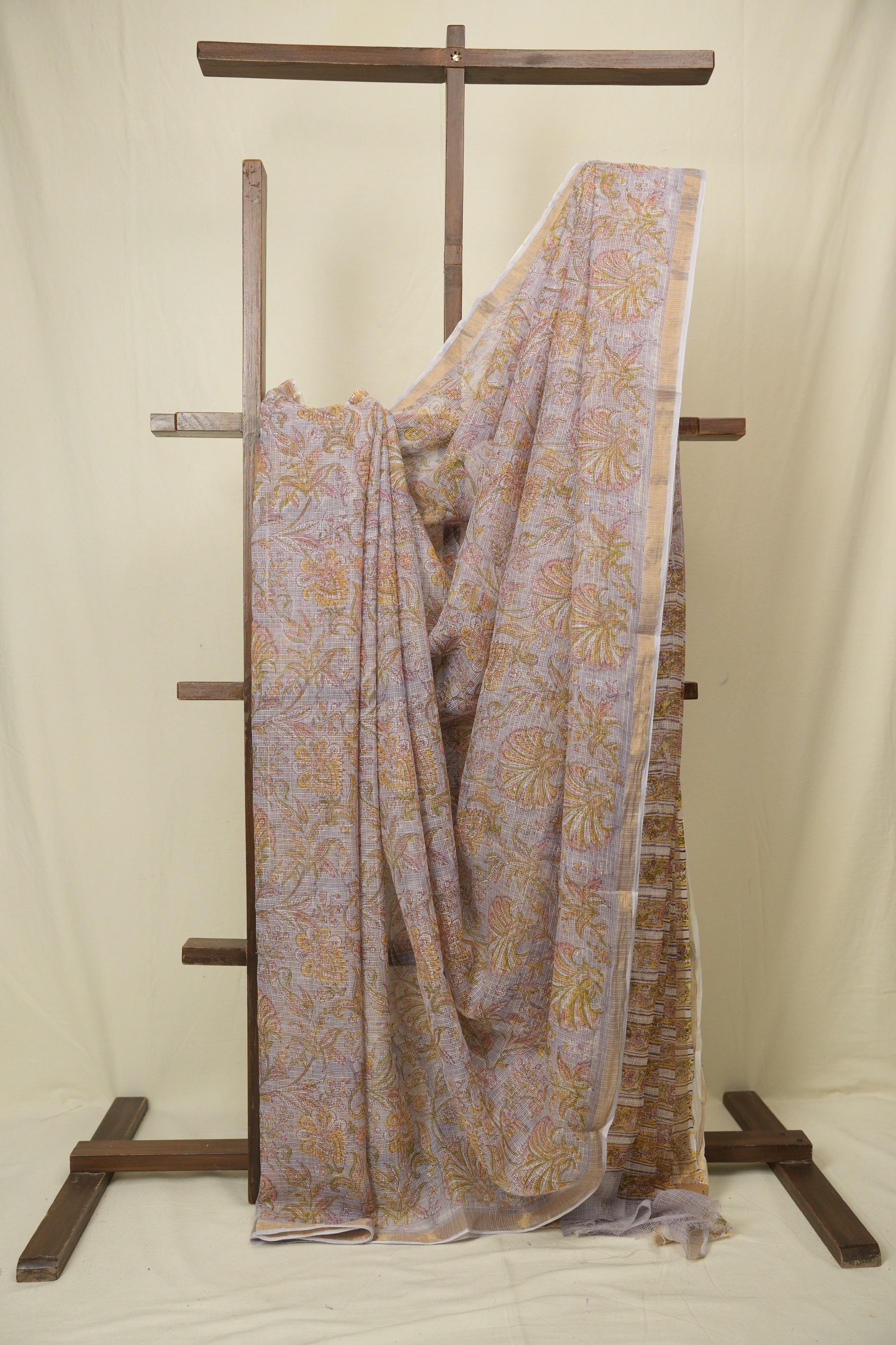 Lavender Kota Doria Saree - SRLKDS271