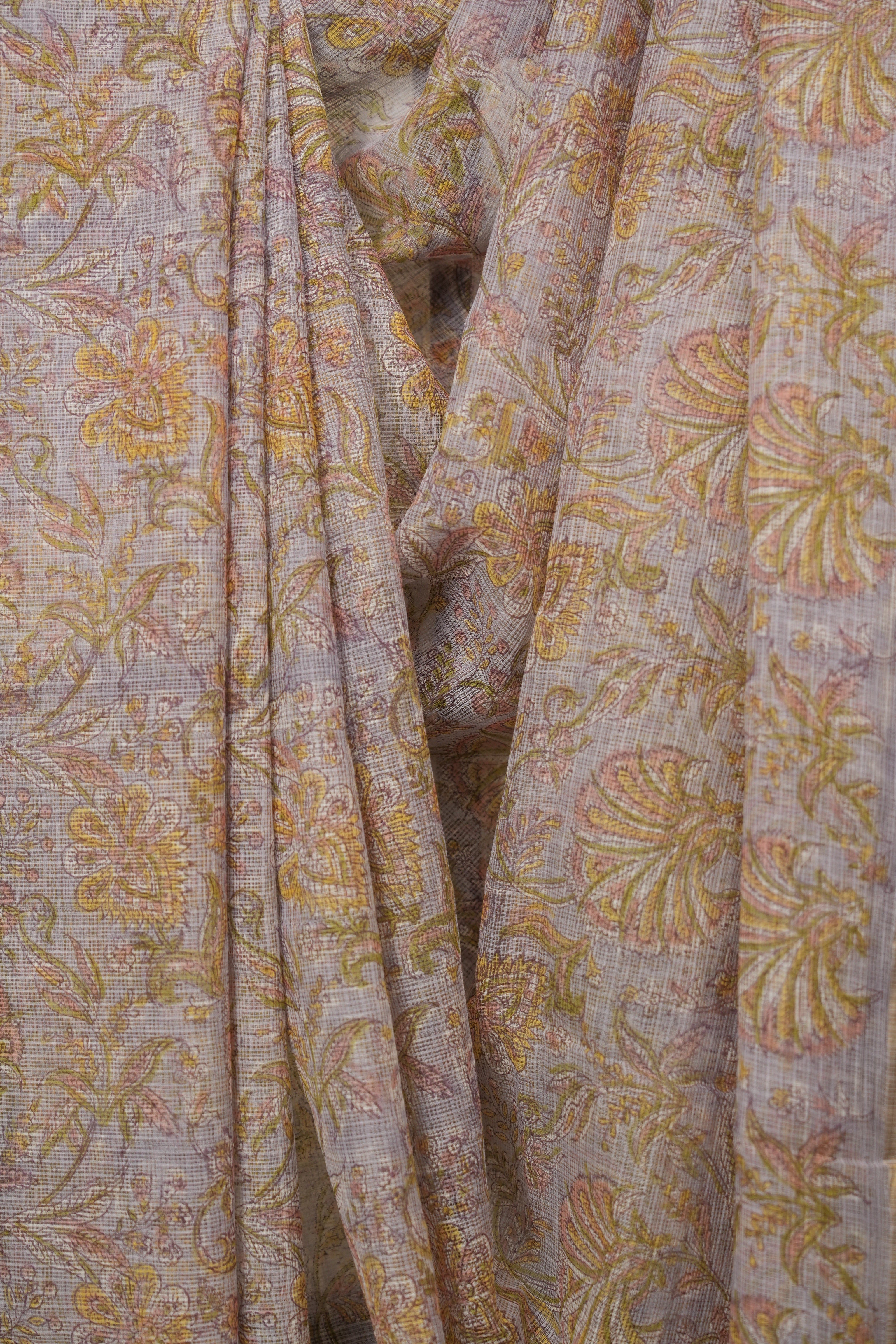 Lavender Kota Doria Saree - SRLKDS271