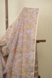 Lavender Kota Doria Saree - SRLKDS271