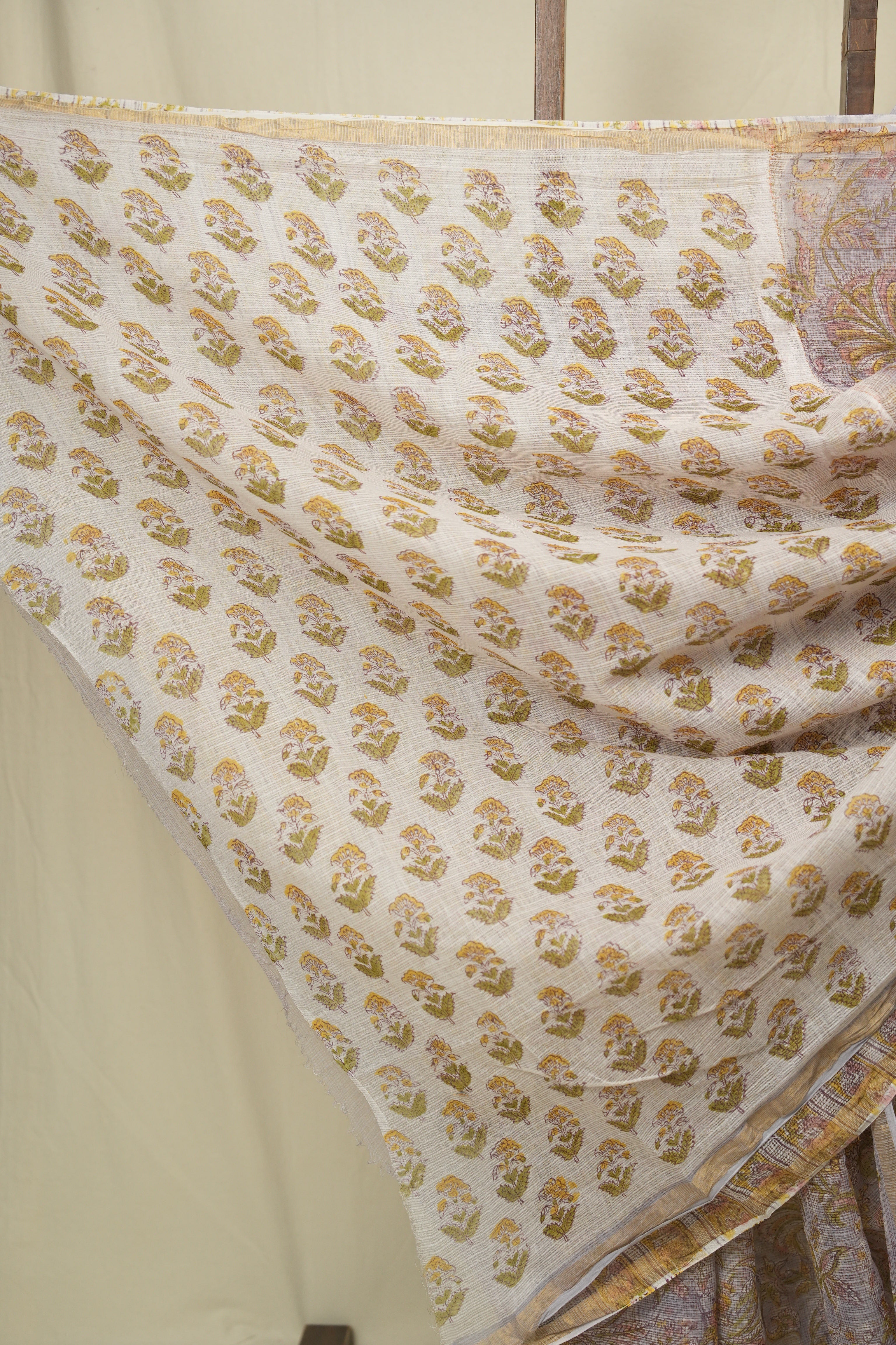 Lavender Kota Doria Saree - SRLKDS271