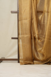 Light Grey Gold Tissue Tussar Silk Saree - SRLGGTTSS499