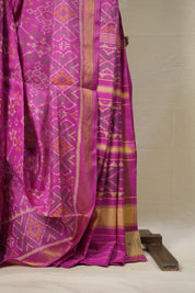 Pink Rajkot Patola Silk Saree - SRPRPSS520
