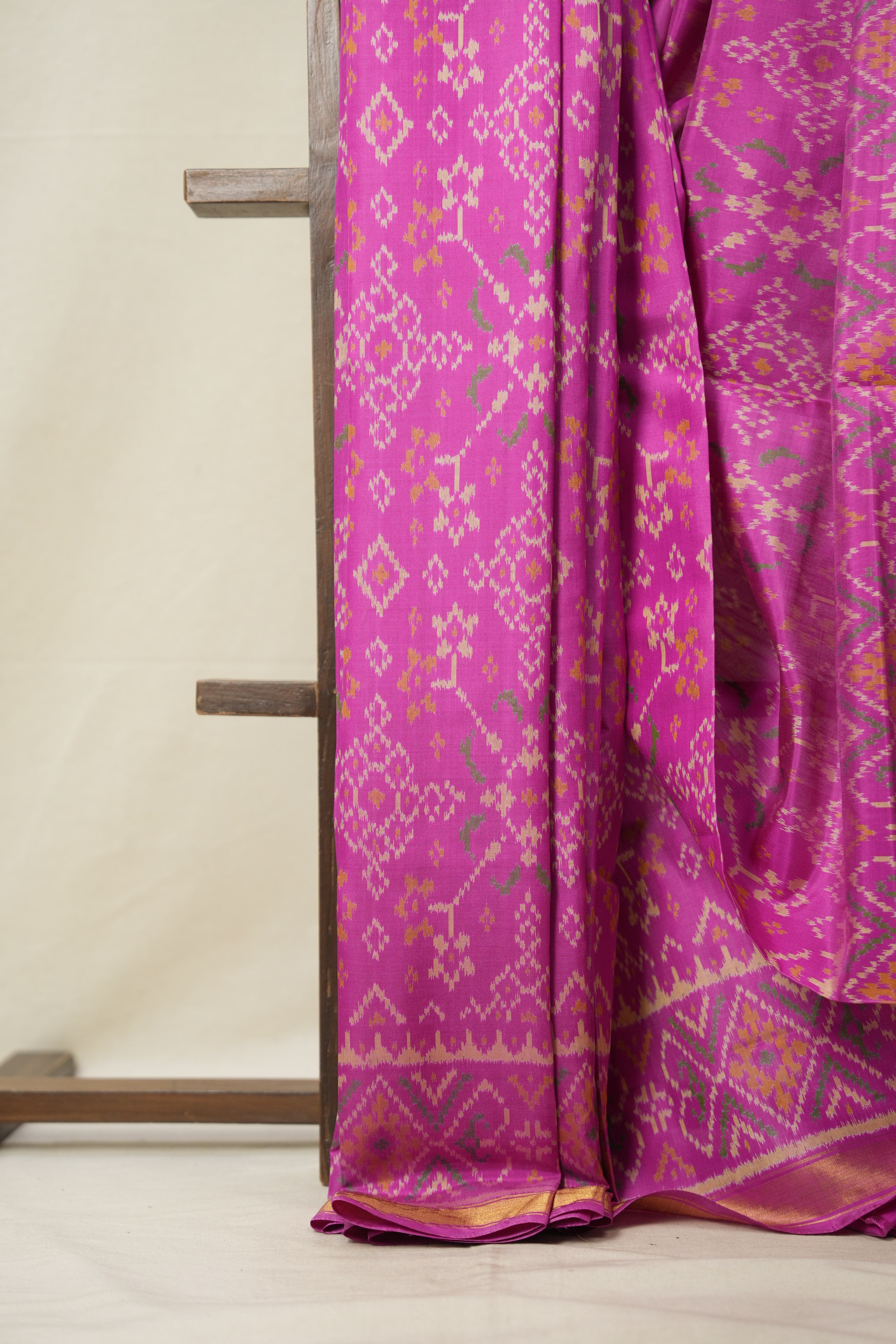 Pink Rajkot Patola Silk Saree - SRPRPSS520