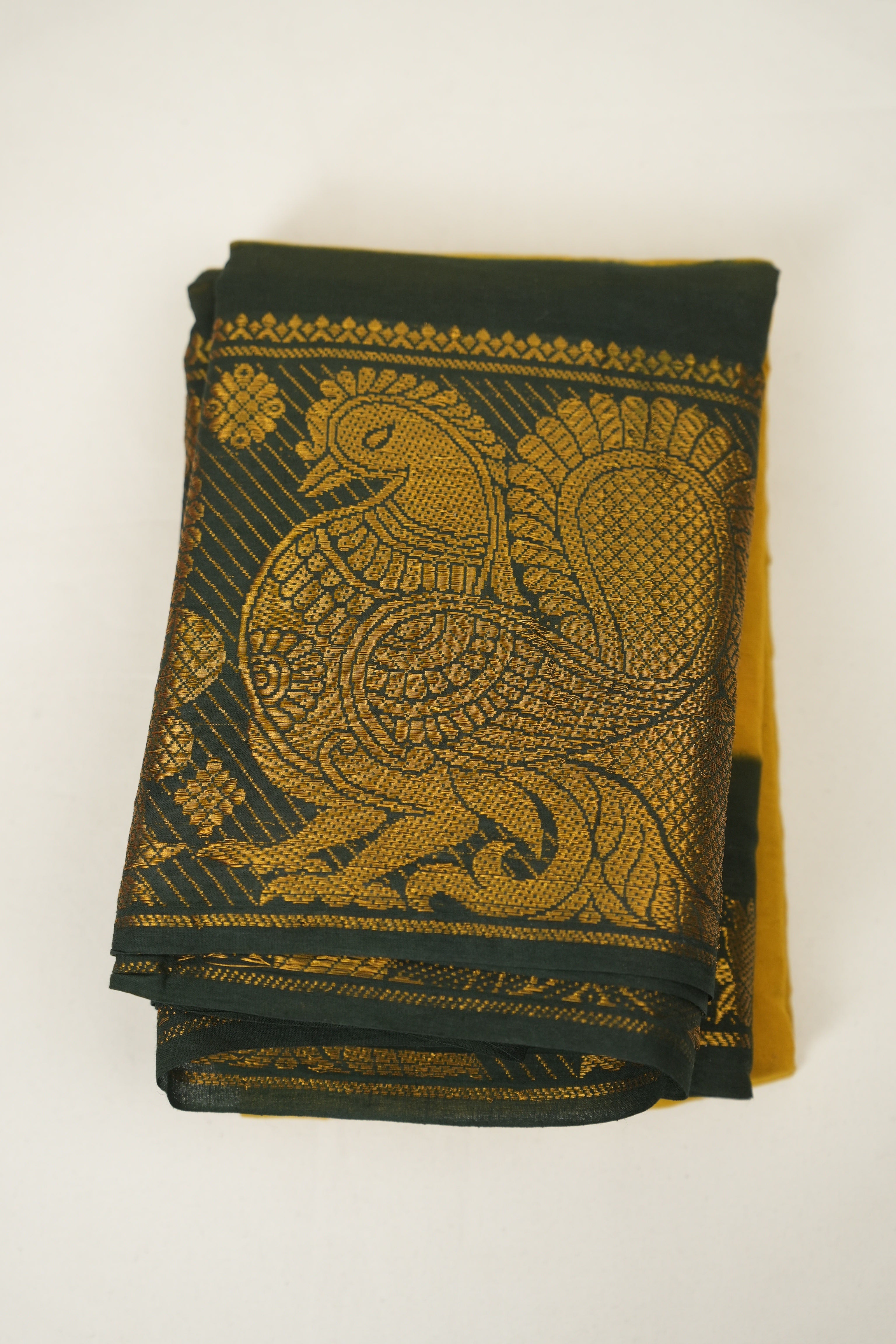 Yellow Sungudi Cotton Saree - SRYSCS227