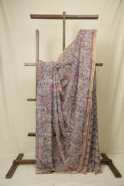 Light Brown Kota Doria Saree - SRLBKDS276