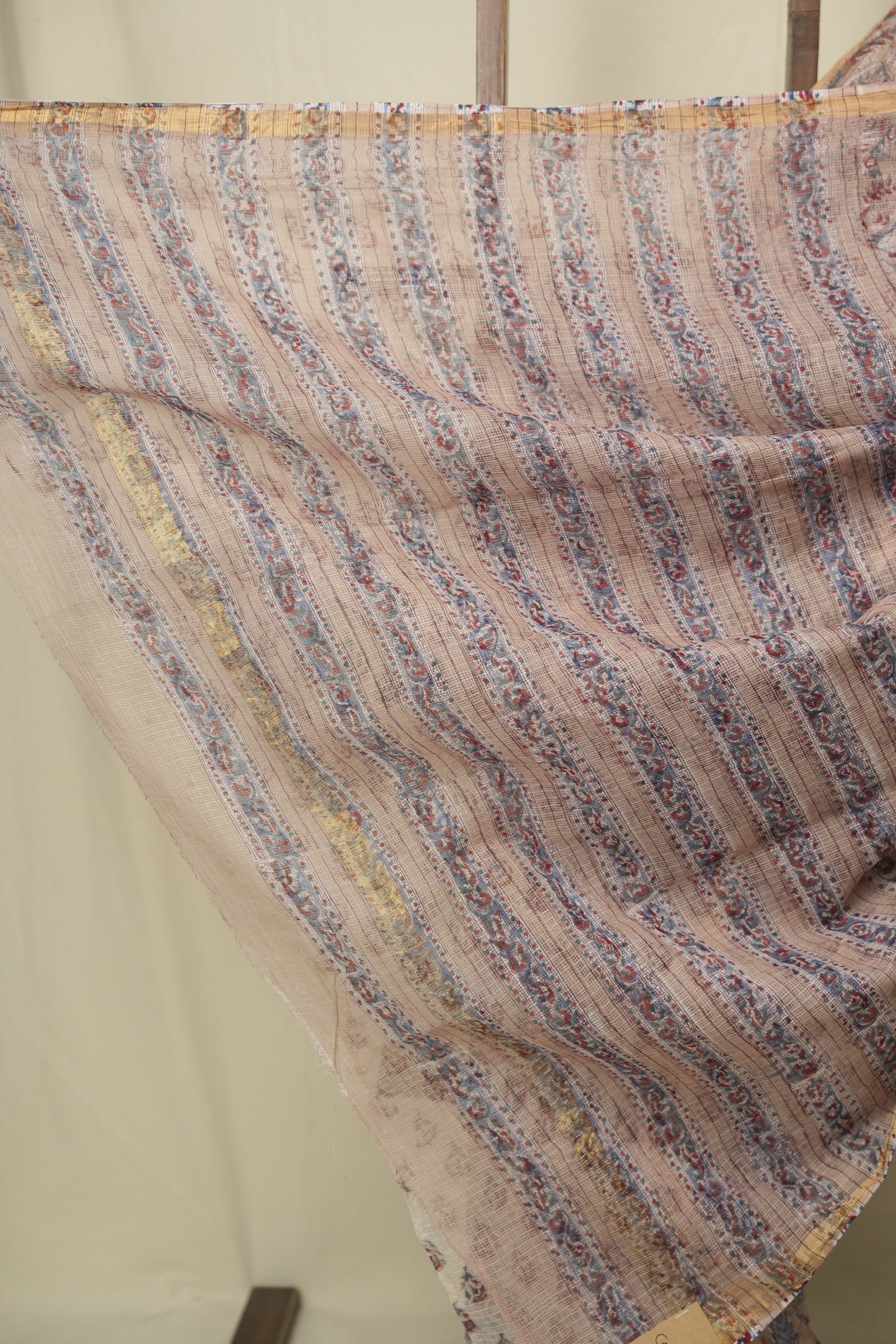 Light Brown Kota Doria Saree - SRLBKDS276