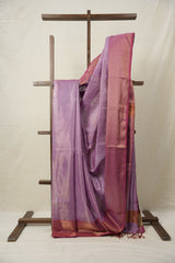 Lavender Maheshwari Tissue Saree - SRLMTS663