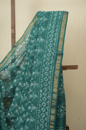Rama Green Kota Doria Saree - SRRGKDS274