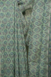 Aqua Green HBP Kota Doria Saree - SRAGKDS266
