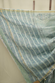 Aqua Green HBP Kota Doria Saree - SRAGKDS266