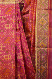 Pink Rajkot Patola Silk Saree - SRPRPSS518