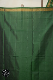 Bottle Green Rajkot Patola Silk Saree - SRBGRPSS517