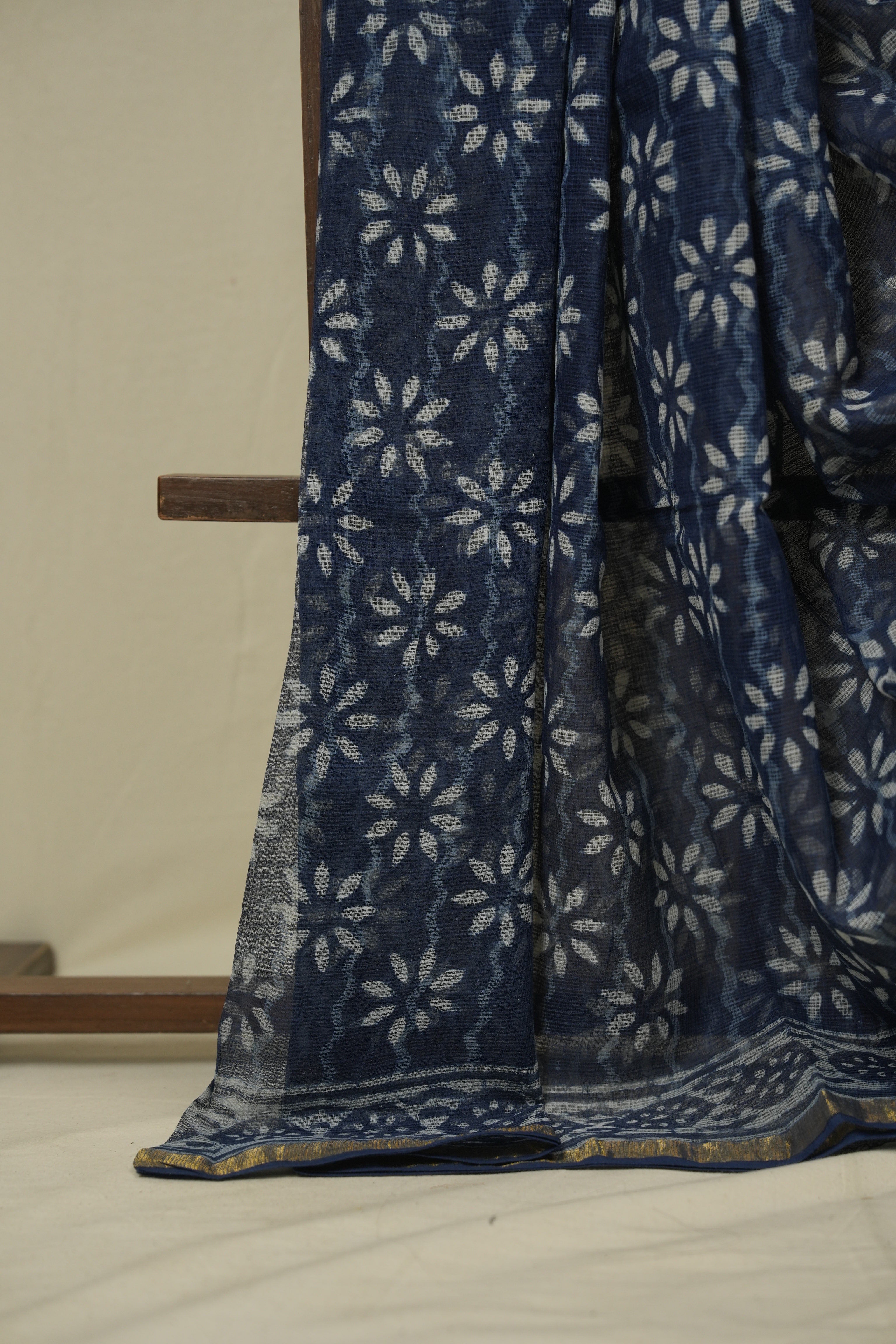 Indigo HBP Kota Doria Saree -SRIKDS268