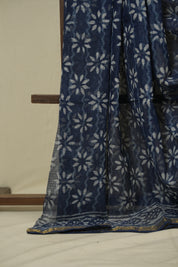 Indigo HBP Kota Doria Saree -SRIKDS265