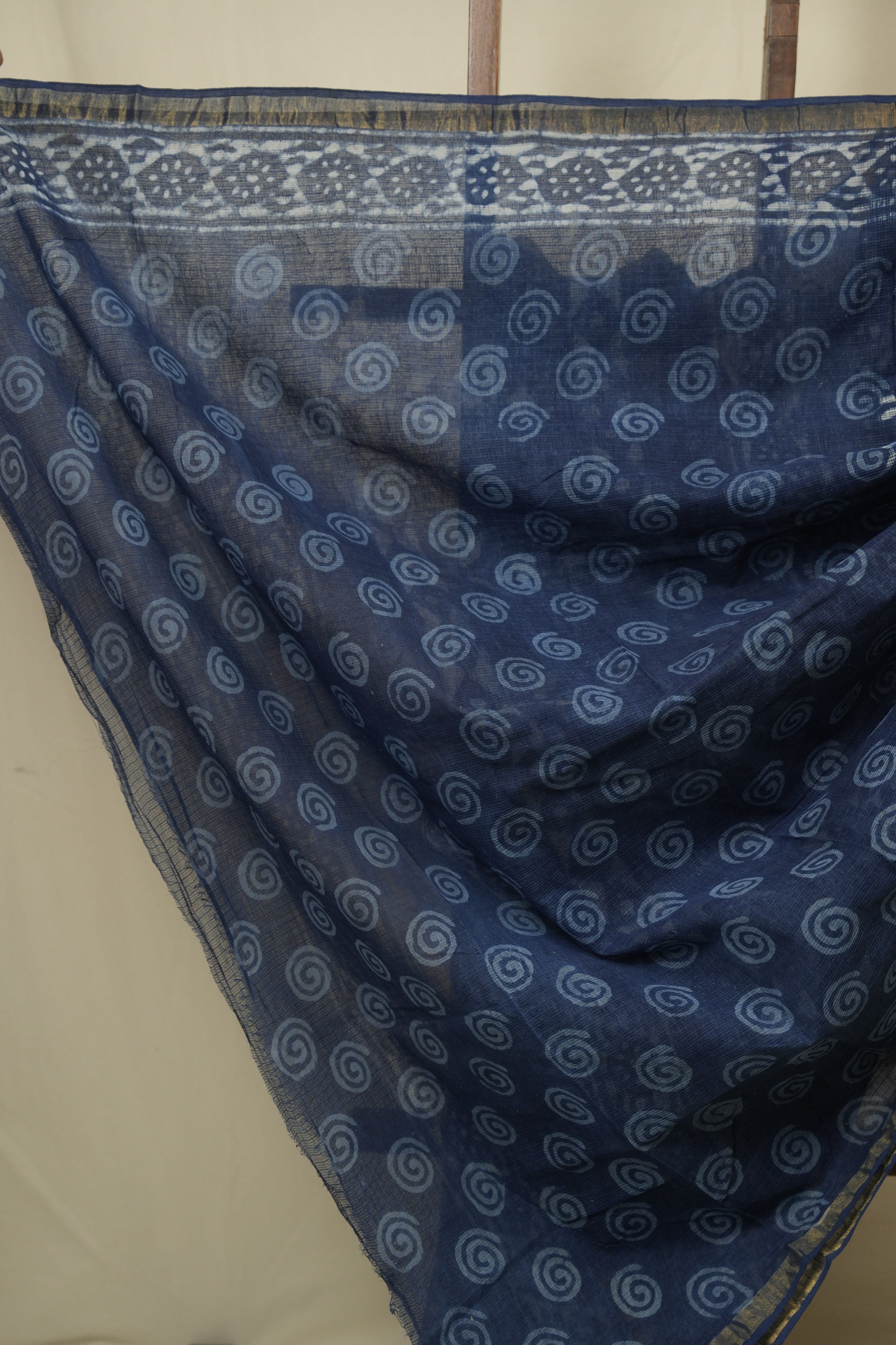 Indigo HBP Kota Doria Saree -SRIKDS265