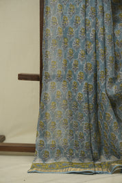 Blue HBP Kota Doria Saree - SRBKDS282