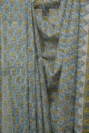 Blue HBP Kota Doria Saree - SRBKDS282