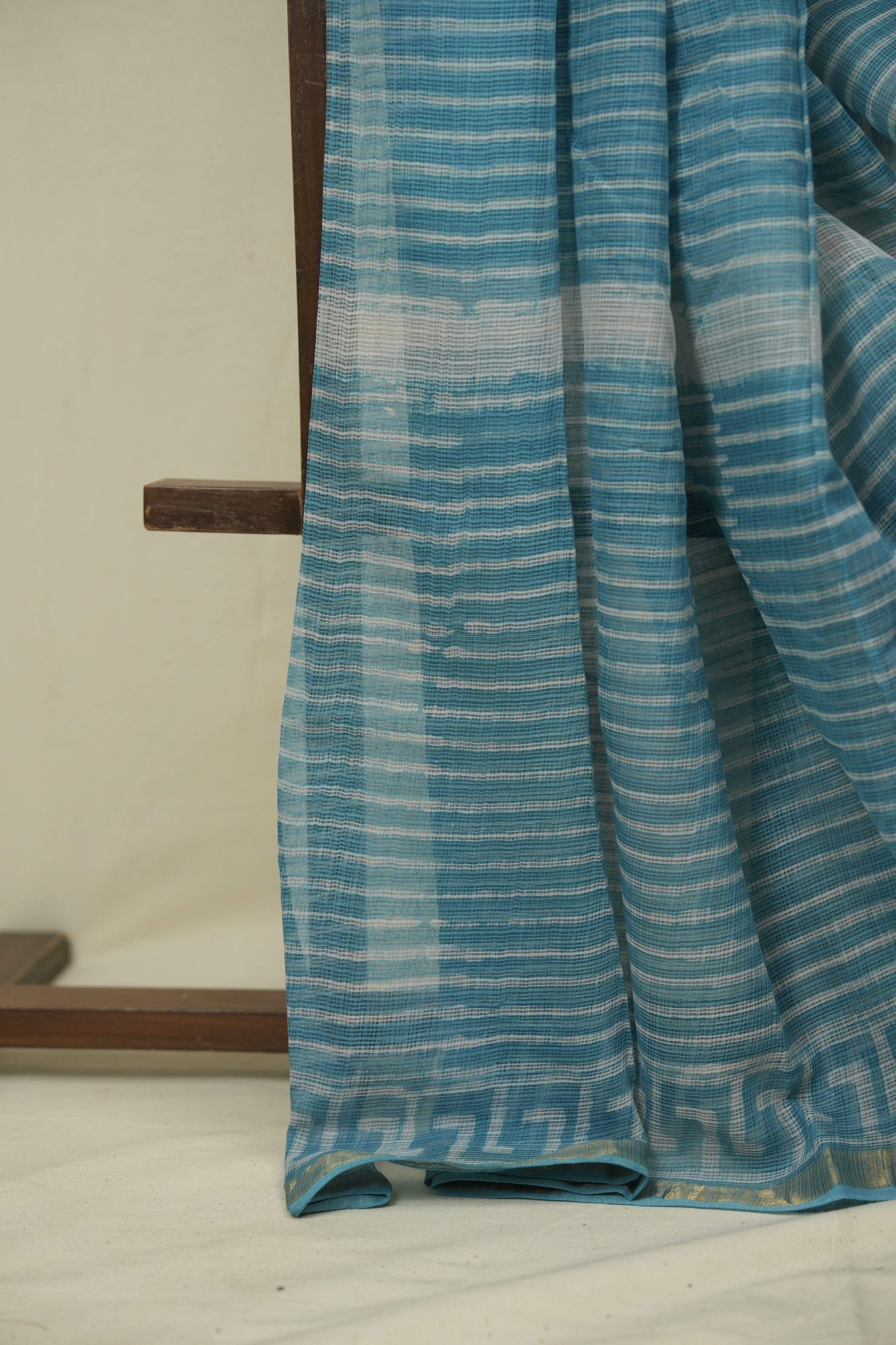 Blue HBP Kota Doria Saree - SRBKDS272
