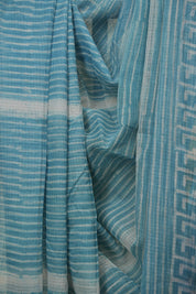 Blue HBP Kota Doria Saree - SRBKDS272