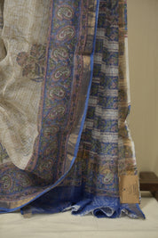 White HBP Kota Doria Saree - SRWKDS277
