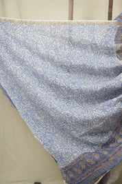 White HBP Kota Doria Saree - SRWKDS277