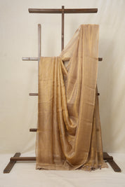 Lilac Gold Tissue Tussar Silk Saree - SRLGTTSS508