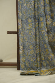 Aqua Green HBP Kota Doria Saree - SRAGKDS281