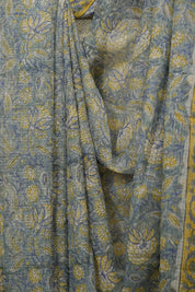 Aqua Green HBP Kota Doria Saree - SRAGKDS281