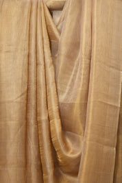 Lilac Gold Tissue Tussar Silk Saree - SRLGTTSS508