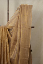 Lilac Gold Tissue Tussar Silk Saree - SRLGTTSS508