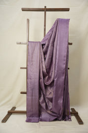 Purple Tussar Silk Saree - SRPTSS1710
