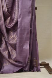 Purple Tussar Silk Saree - SRPTSS1710