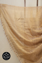 Lilac Gold Tissue Tussar Silk Saree - SRLGTTSS508