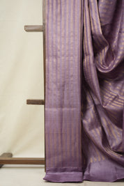Purple Tussar Silk Saree - SRPTSS1710