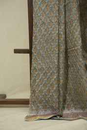 Aqua Blue HBP Kota Doria Saree - SRAbKDS284