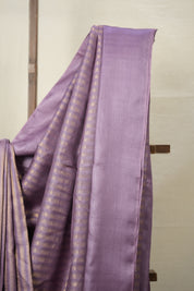 Purple Tussar Silk Saree - SRPTSS1710
