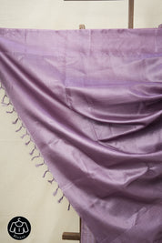 Purple Tussar Silk Saree - SRPTSS1710