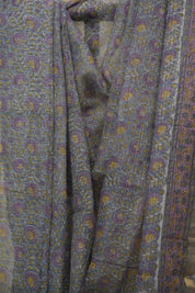 Grey HBP Kota Doria Saree - SRGKDS286